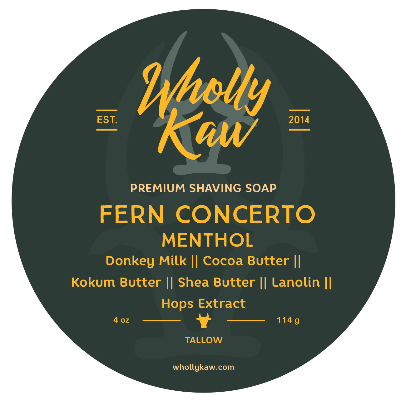 Fern Concerto - Mentholated Shaving Soap