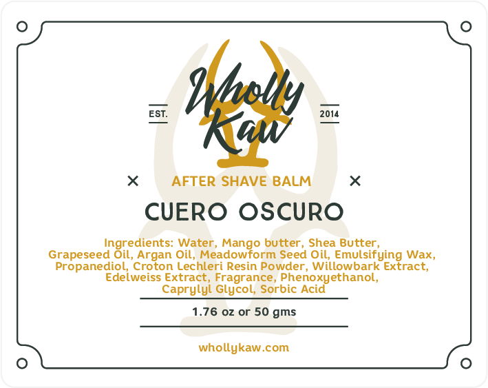 Cuero Oscuro After Shave Balm