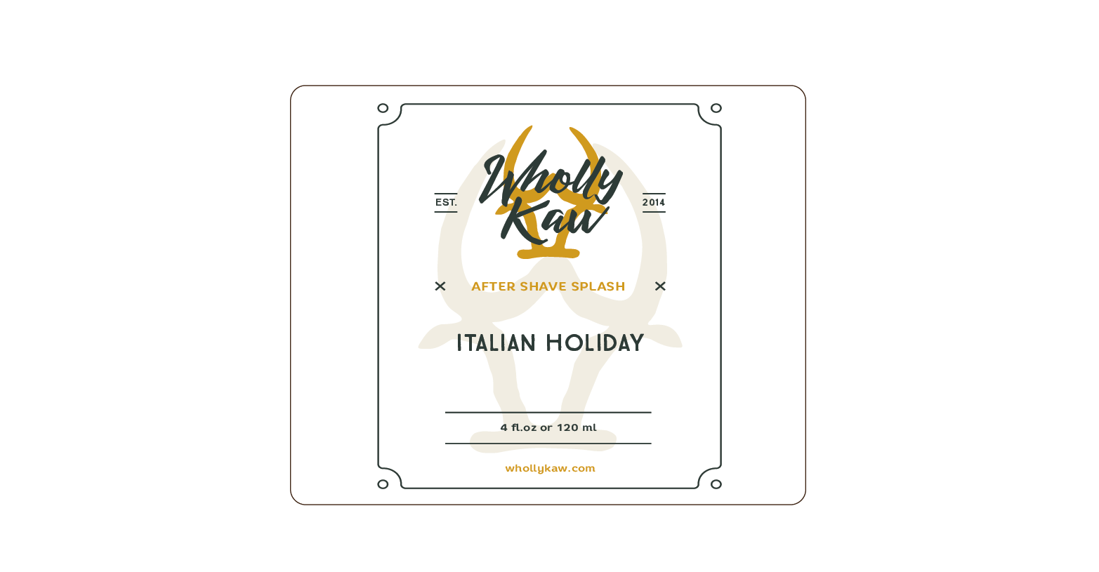 Italian Holiday After Shave Splash