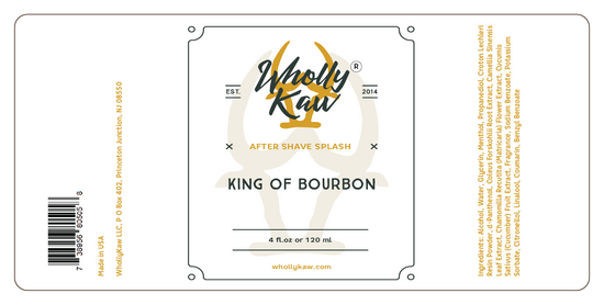 King of Bourbon After Shave Splash