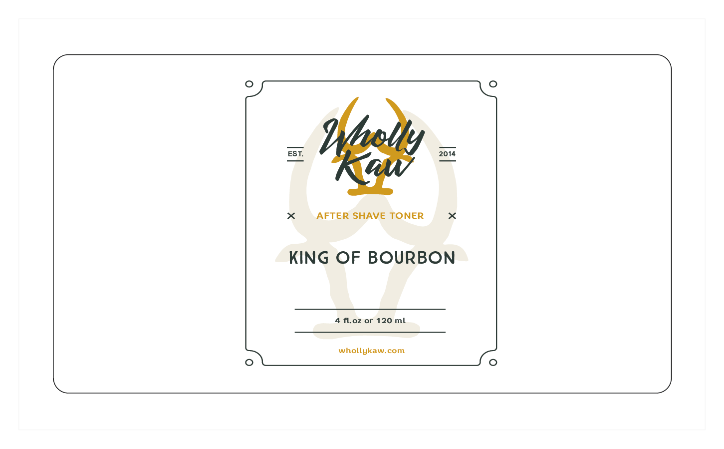 King of Bourbon After Shave Toner