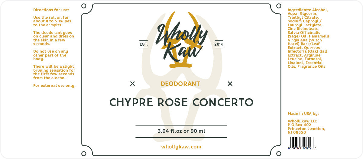 Chypre Rose Concerto Deodorant