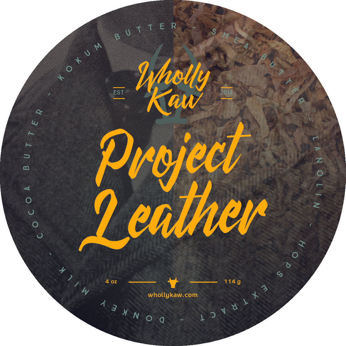 Project Leather Shaving Soap