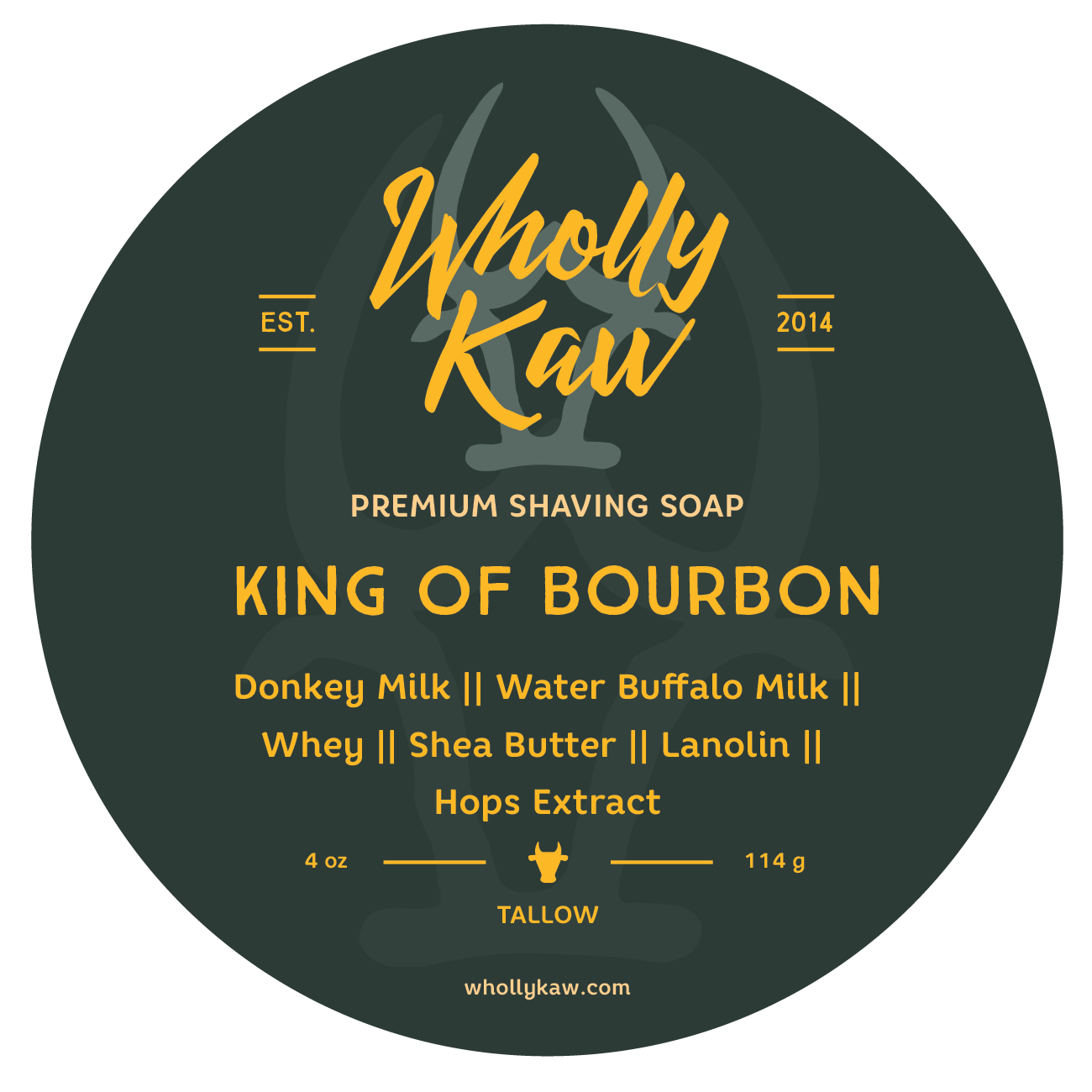 King of Bourbon Shaving Soap