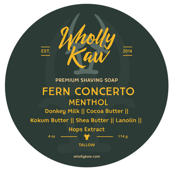 Fern Concerto - Mentholated Shaving Soap